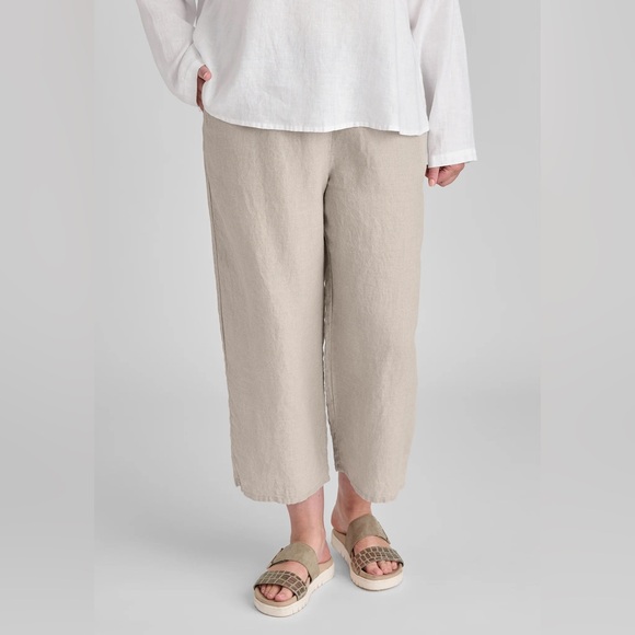 Flax 100% linen-Pull on pant Size small - Picture 1 of 6